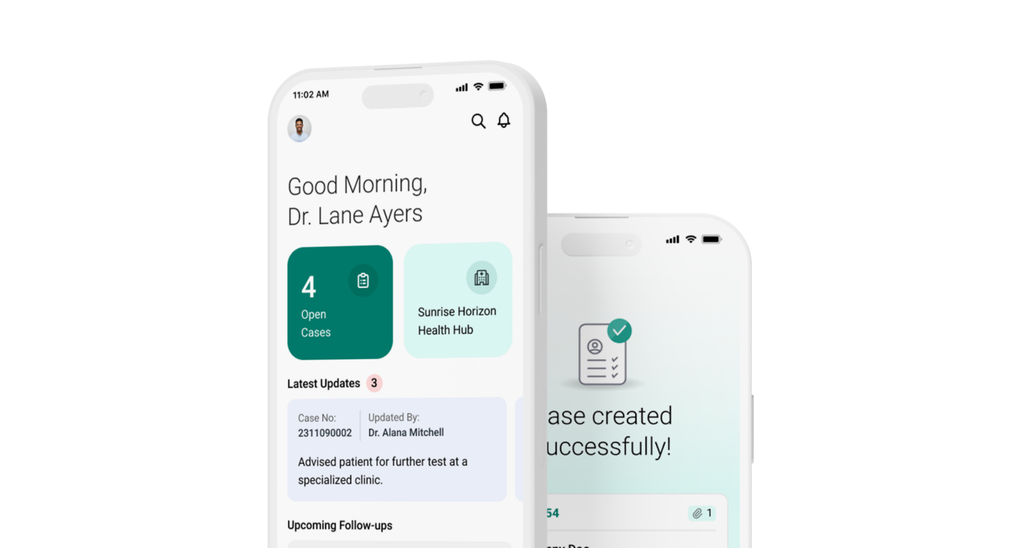 Mobile view of the provider’s version of the CVD module
